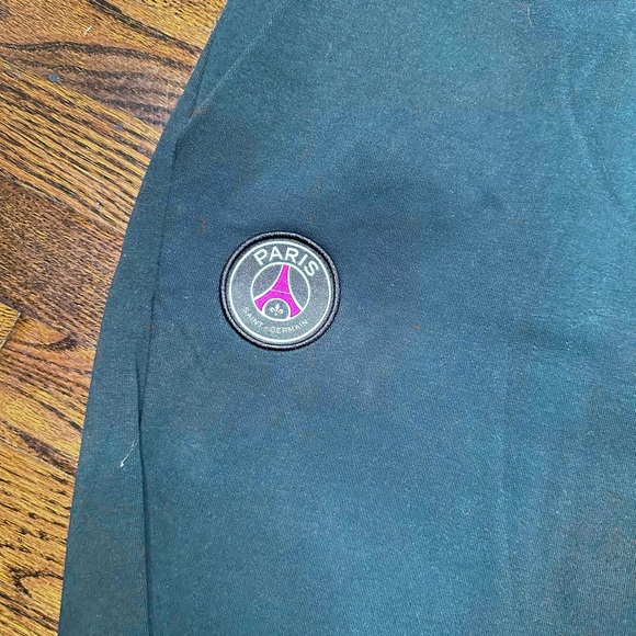 Nike PSG Dark Gray Joggers with Pink Logo - Picture 2 of 5
